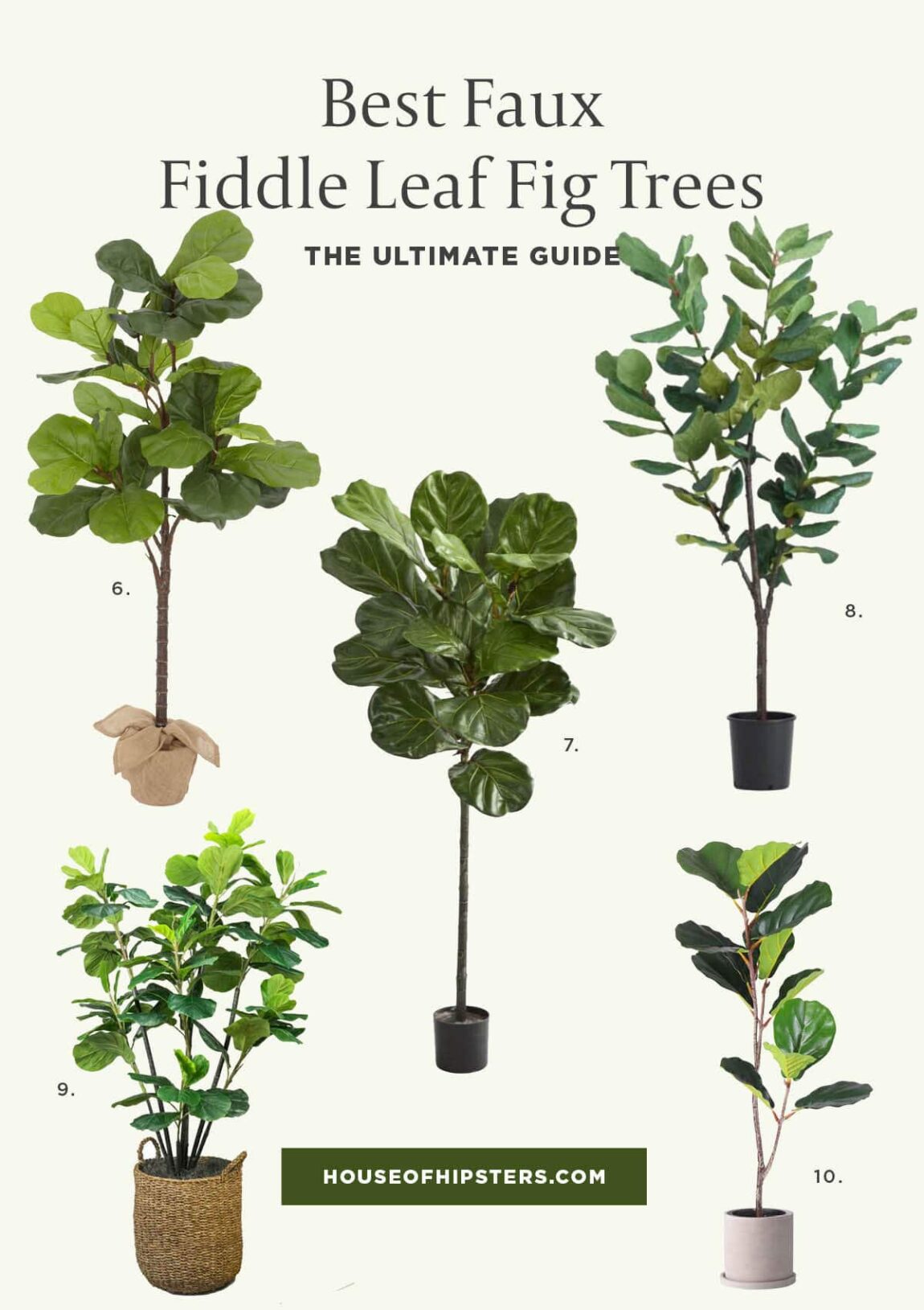 Best Faux Fiddle Leaf Fig Trees That Beautify Your Decor House Of