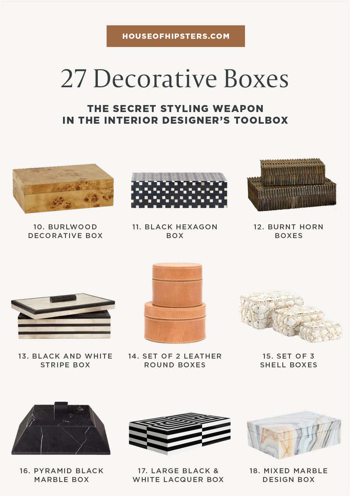 Decorating with Lacquered Boxes  Decor, Room accessories, Pretty storage