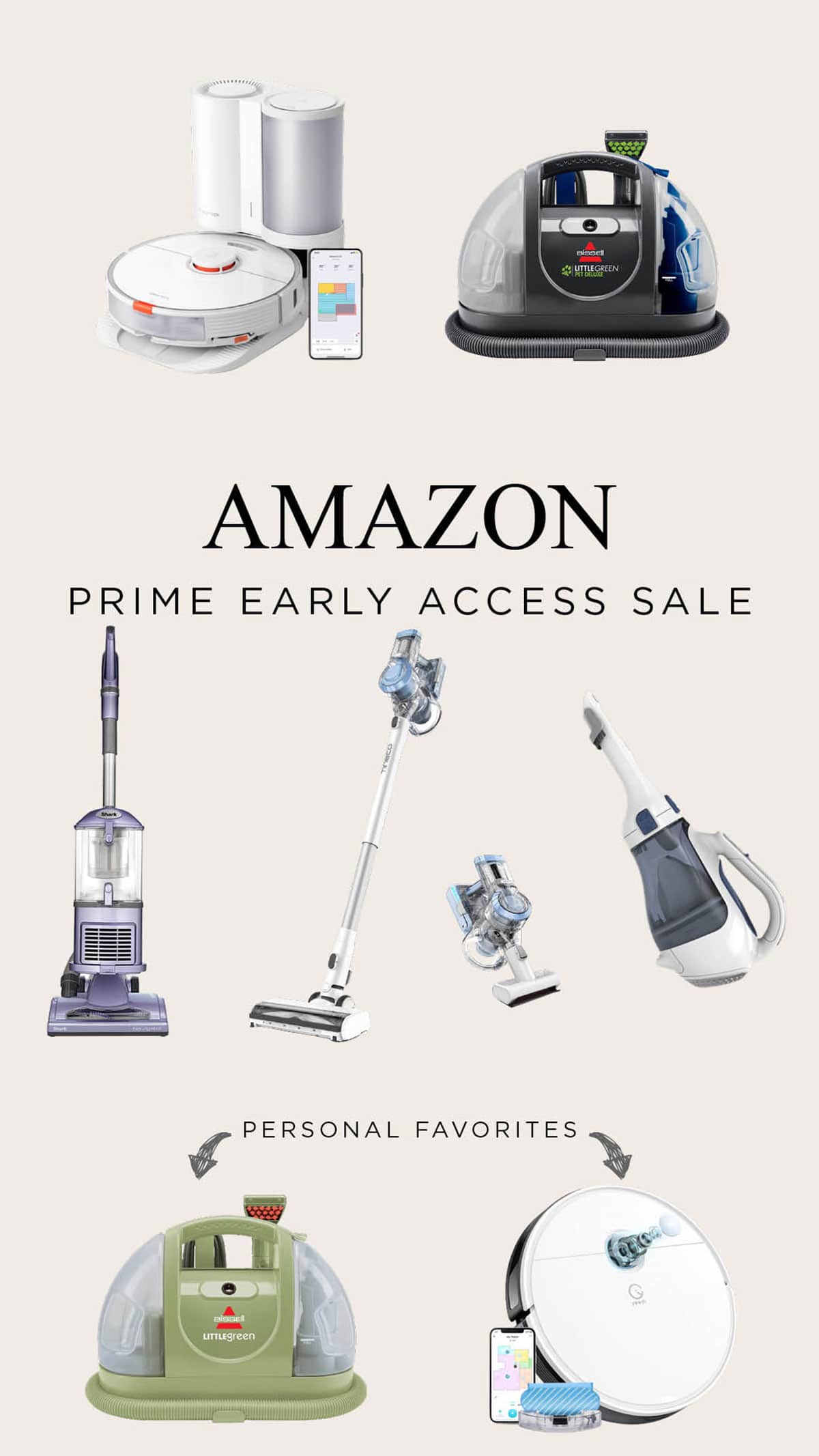 Amazon Prime Early Access Sale best of vacuums