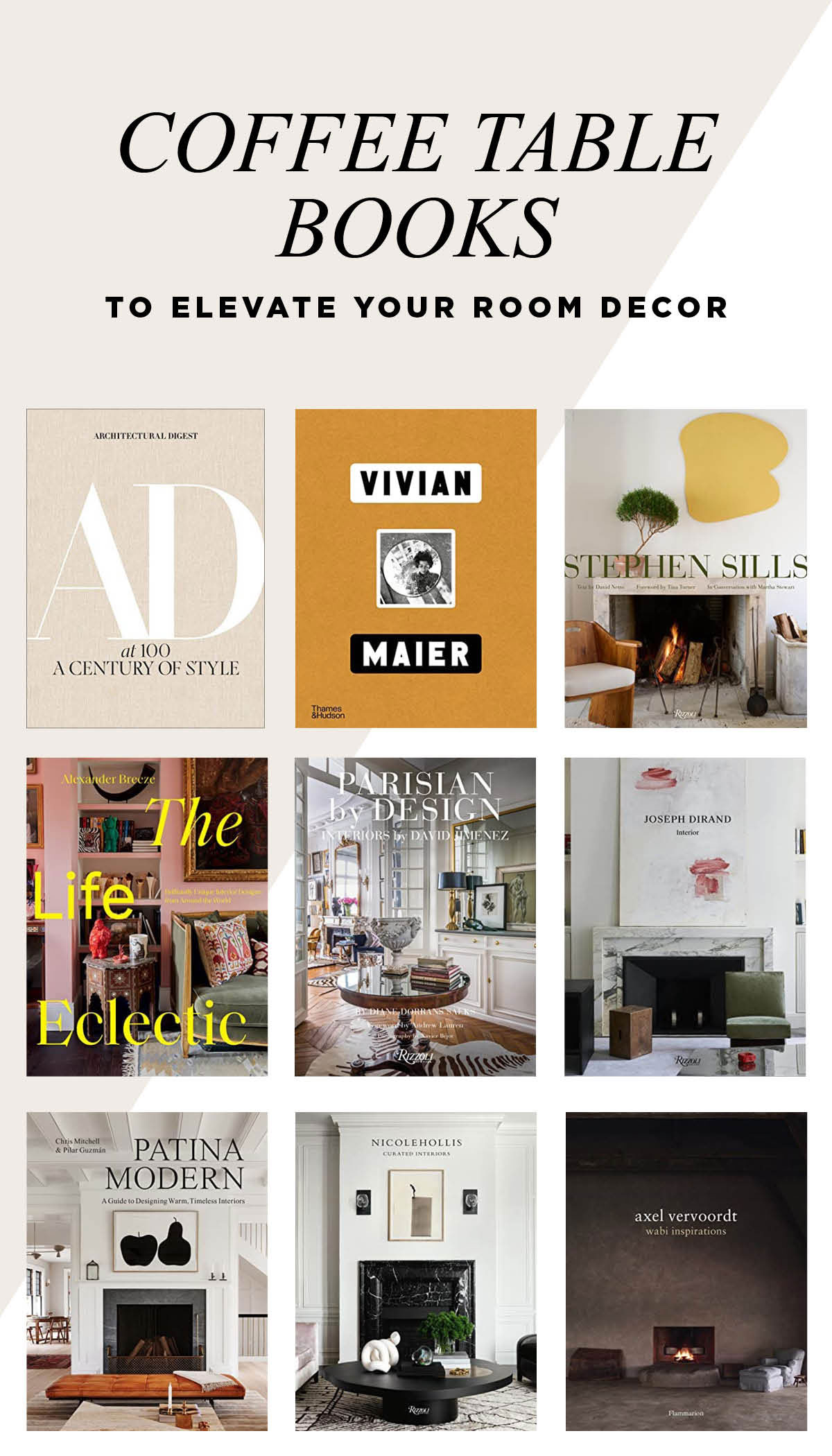 Best Coffee Table Books To Elevate Your Decor In 2023 - House Of Hipsters