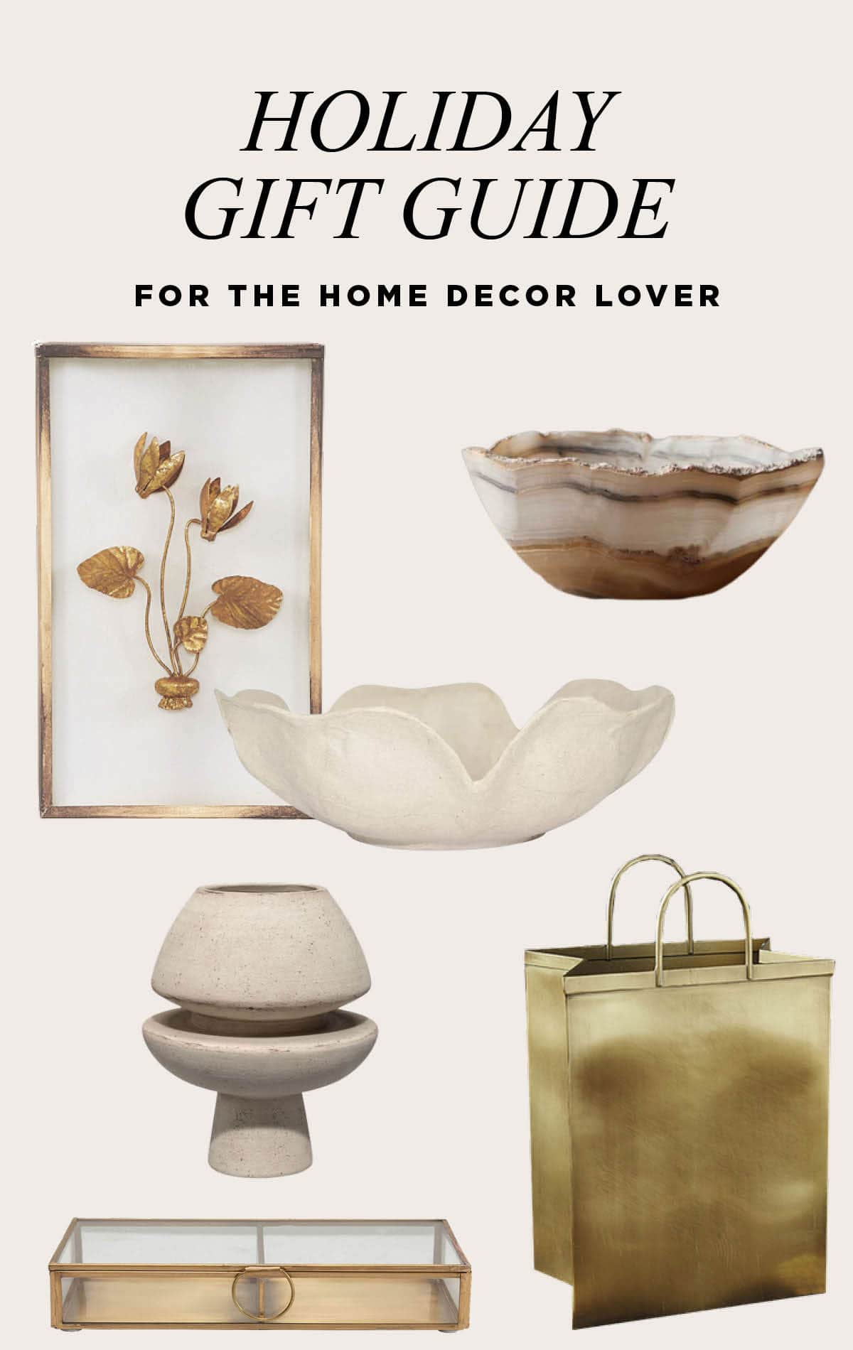 Holiday Gift Guide Home Decor Lover