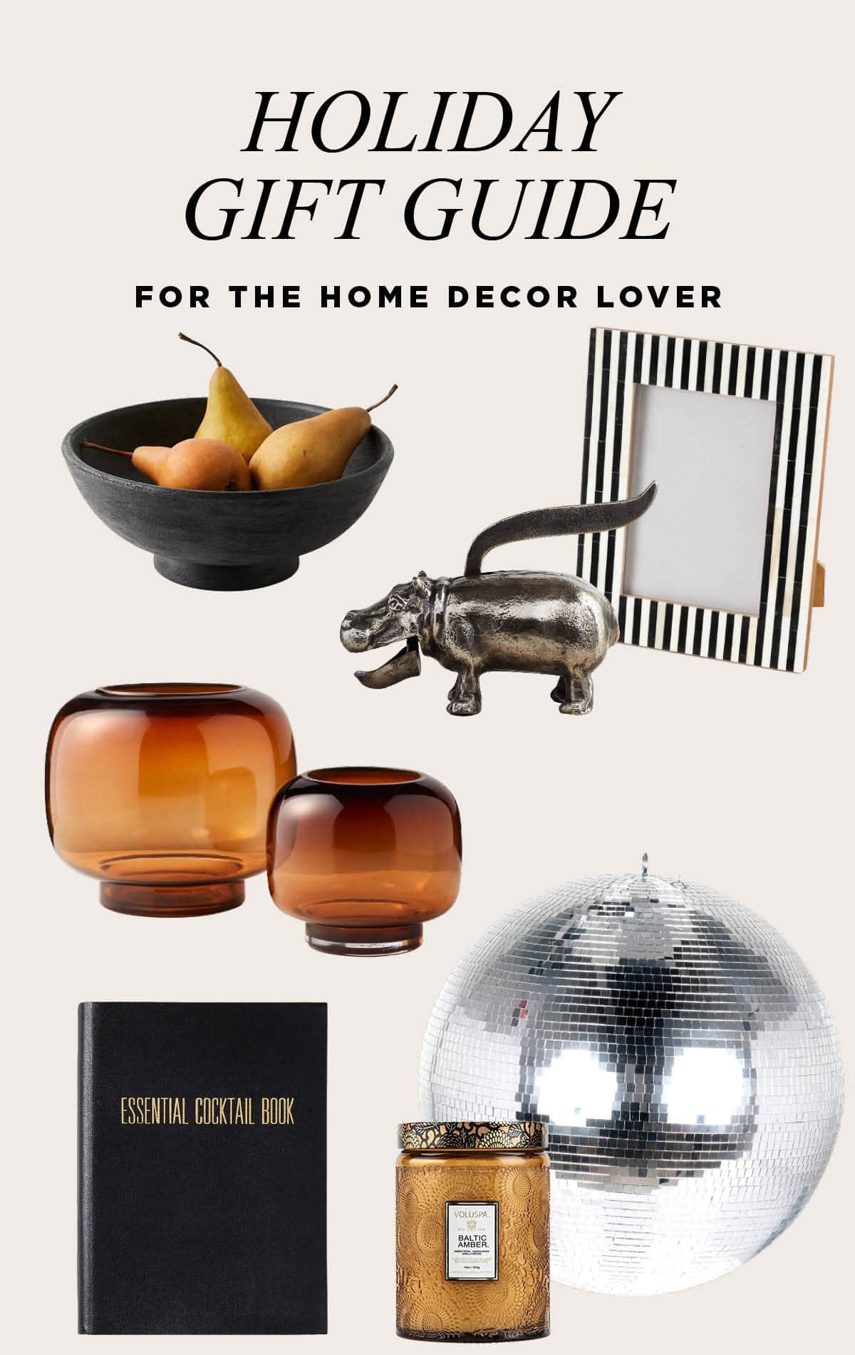 Shop Unique Decor Holiday Gift Guide Interior Design Lover