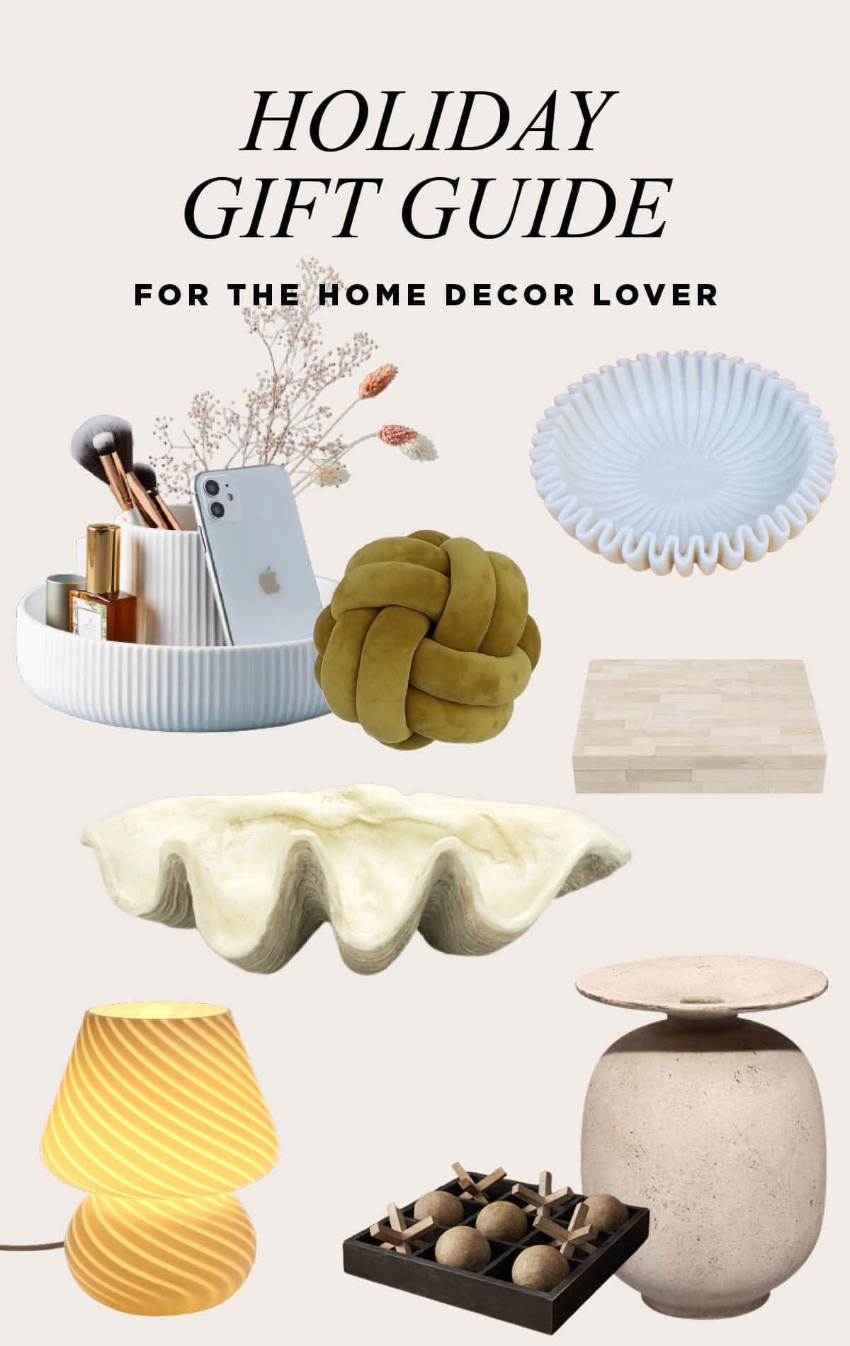 Gift giving ideas for the home decor lover