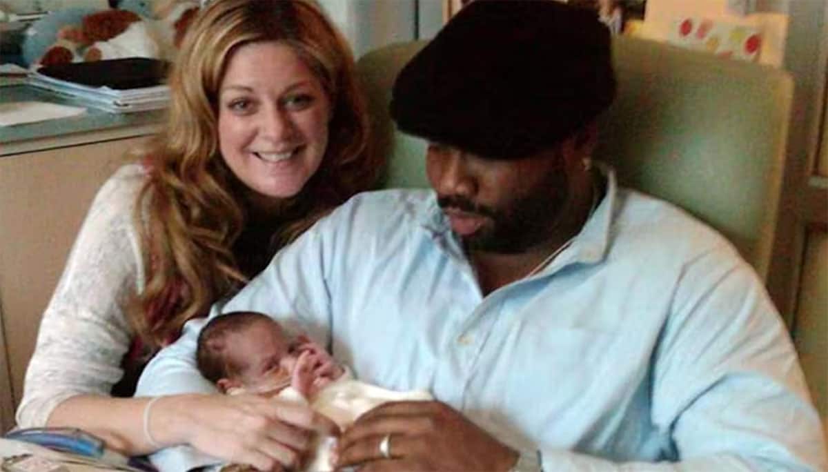 Carrie and Terry Meghie with their son Jackson Chance at Lurie's Children Hospital