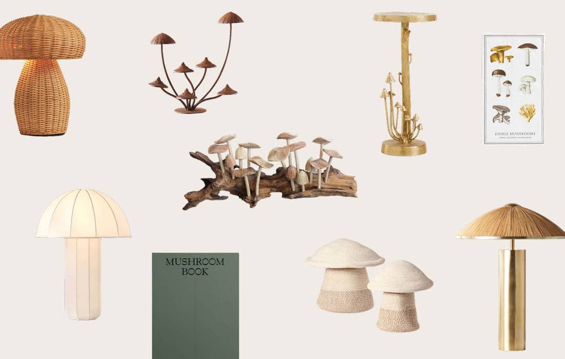Cute mushroom decor