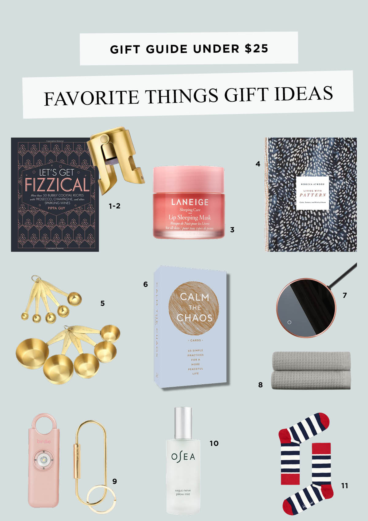 28 Gifts under $25: What I Would Bring to a Favorite Things Party