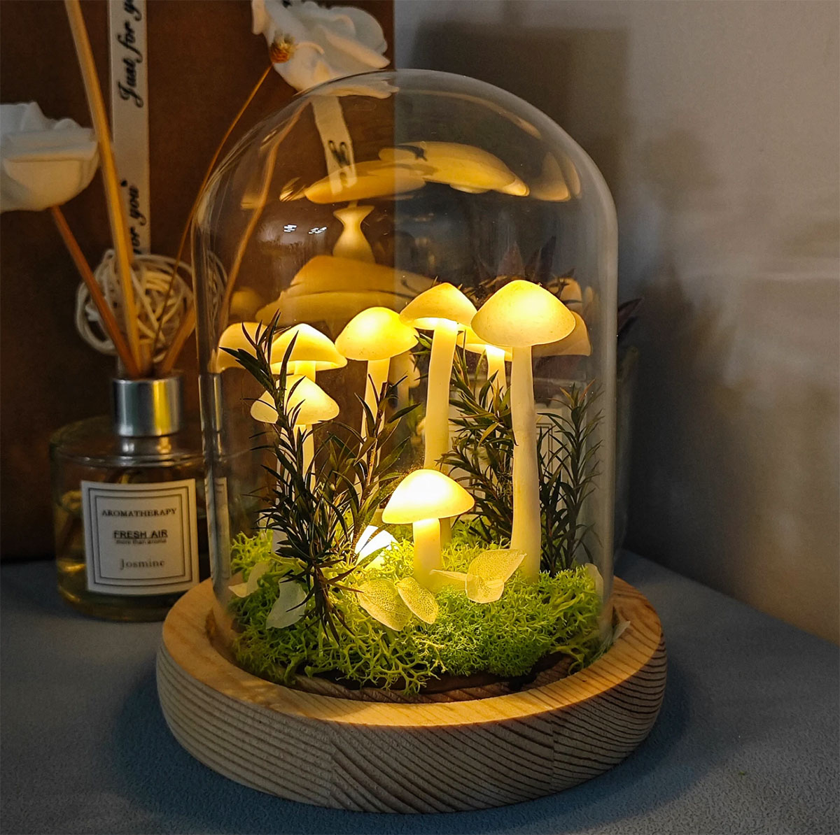 Trending Mushroom Decor - mushroom fairy night light