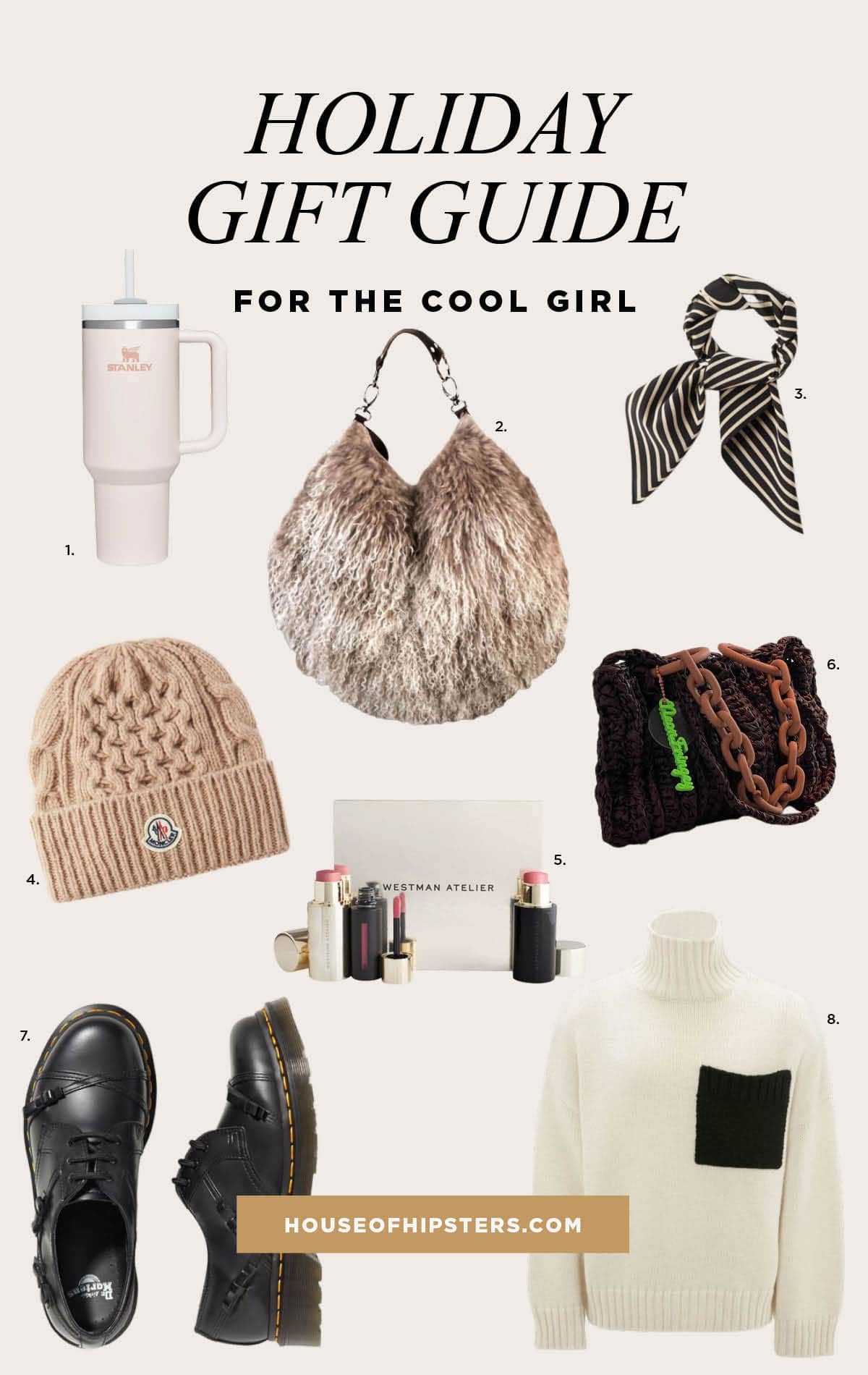 Unique gifts for her - holiday gift guide ideas for the cool girl