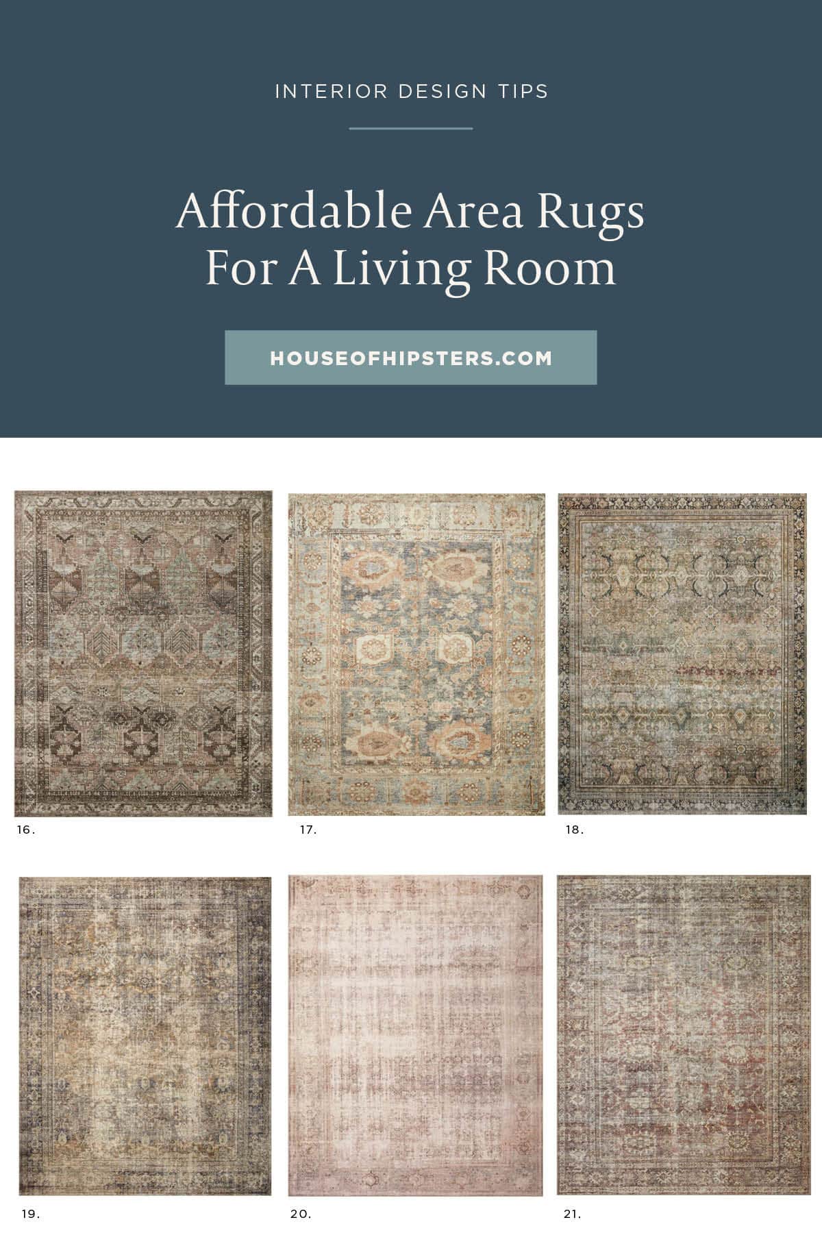 Affordable Large Rugs for the living room