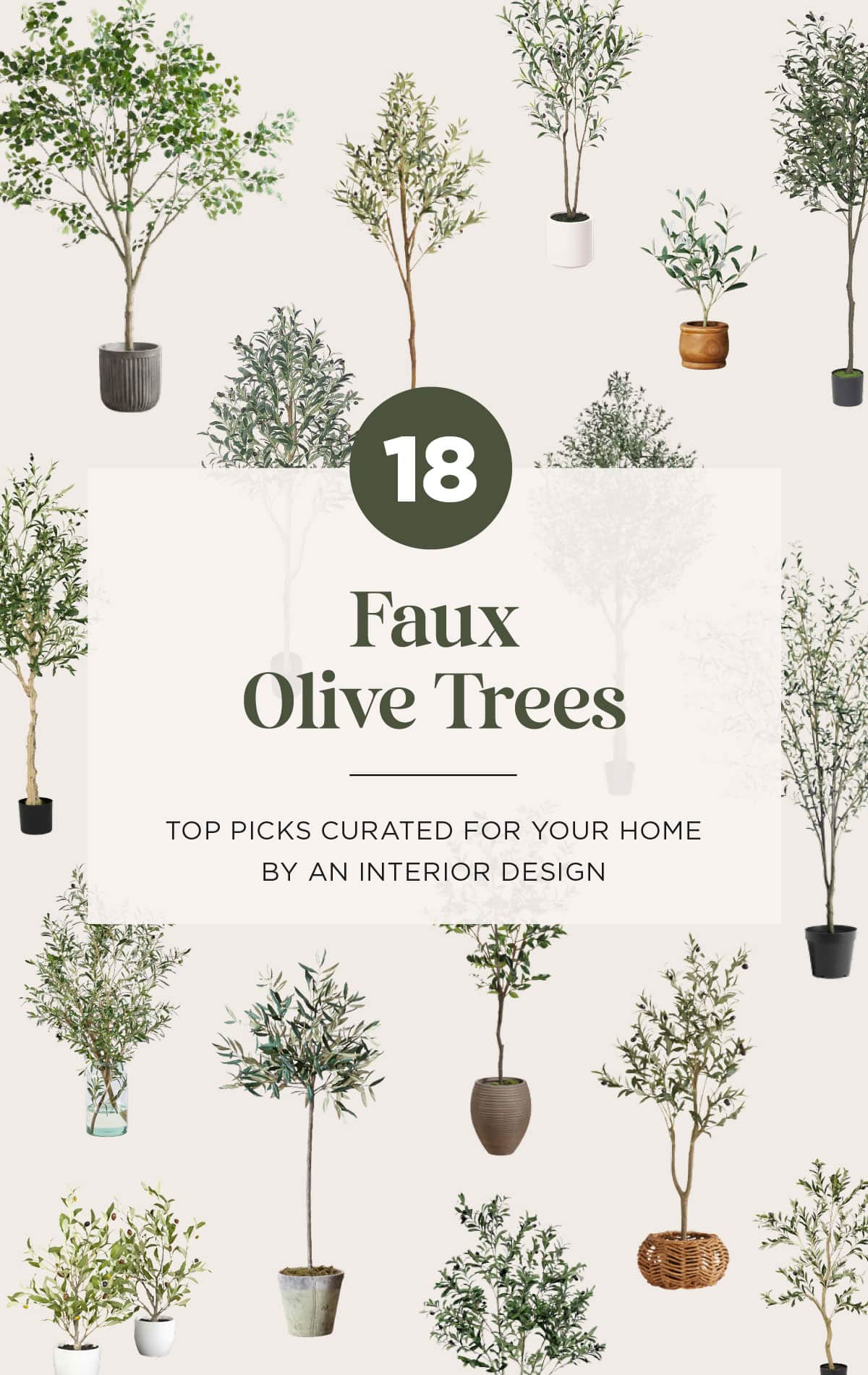 18 Best Faux Olive trees 2024 - The faux olive tree is trending in home decor and with interior designers. Discover the best affordable artificial olive trees that look real