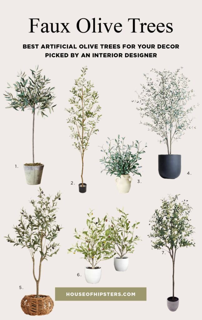 Find the best artificial olive trees in this complete shopping guide. All of these fake olive trees have been chosen for your home decor by an expert interior designer.