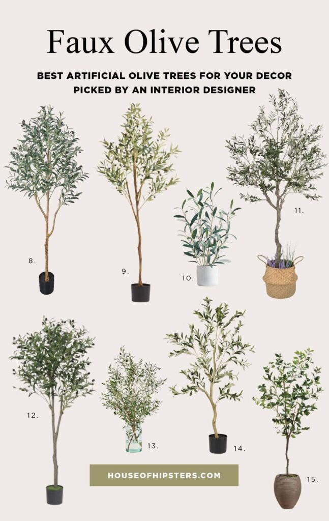 Guide To The Best Faux Olive Trees 2023 - Find the best artificial olive trees in this complete shopping guide. All of these fake olive trees have been chosen for your home decor by an expert interior designer.
