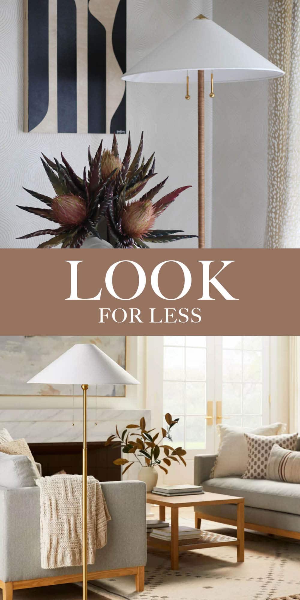 floor lamp triangle share dupe - Get the look for less - modern floor lamp 