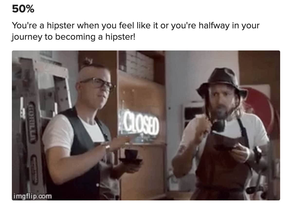 How Hipster Are You?