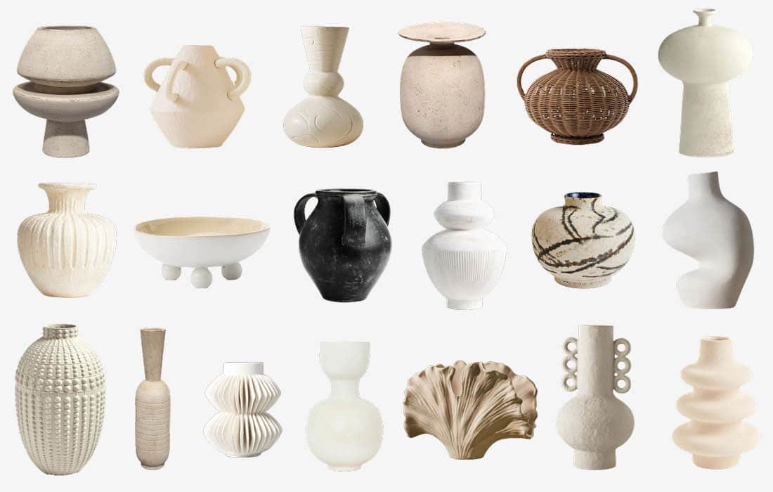 Form Studies Ceramic Floor Vases