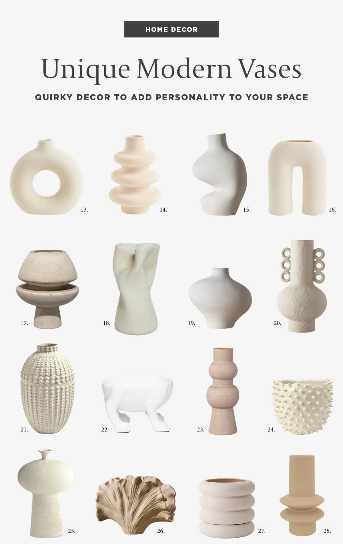 Unique Modern Vases - Stand Out in Style - House Of Hipsters