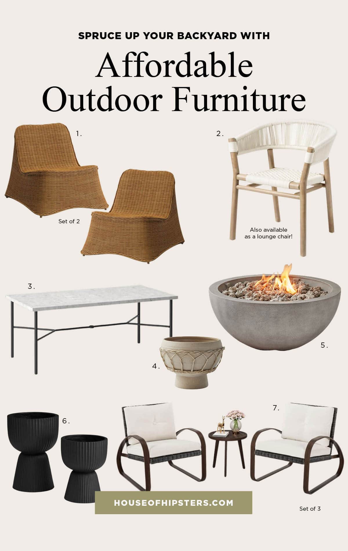 Patio Furniture, Affordable Outdoor Furniture