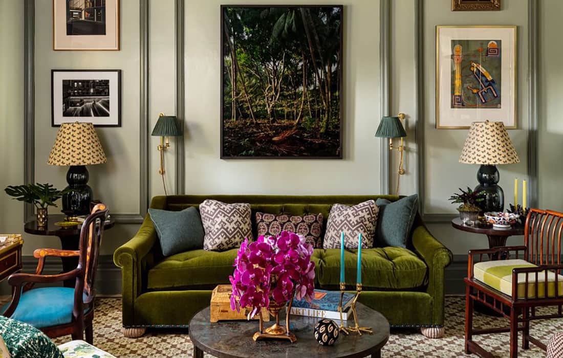 Living Room Design at Kips Bay Showhouse 2023 West Palm Beach, FL