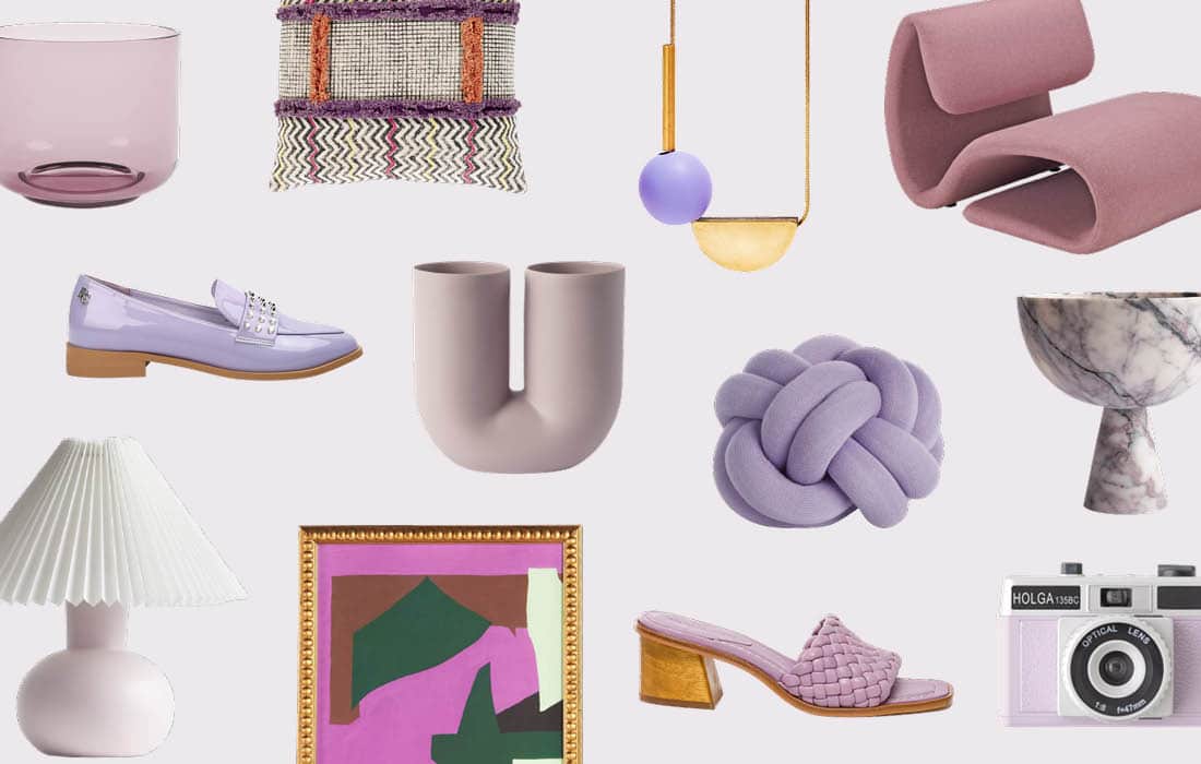 Purple decor is trending in the interior design world