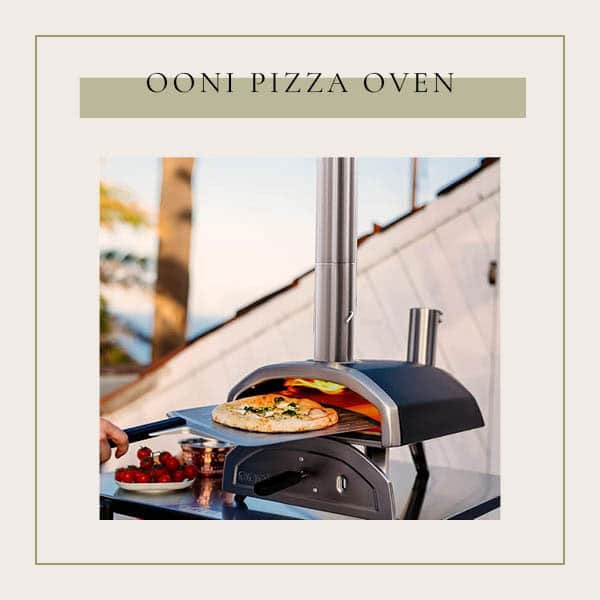 The Ooni Pizza Oven cooks a homemade pizza in under 90 seconds.