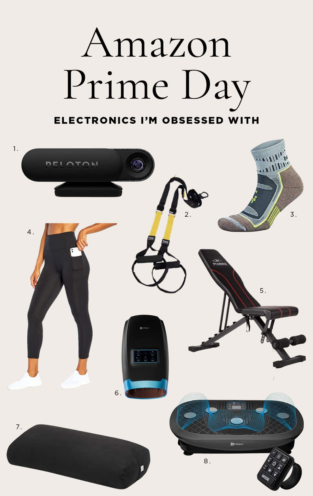 Amazon Prime Day 2023 Deals - Workout gear and home gym equipment on sale during Prime Day