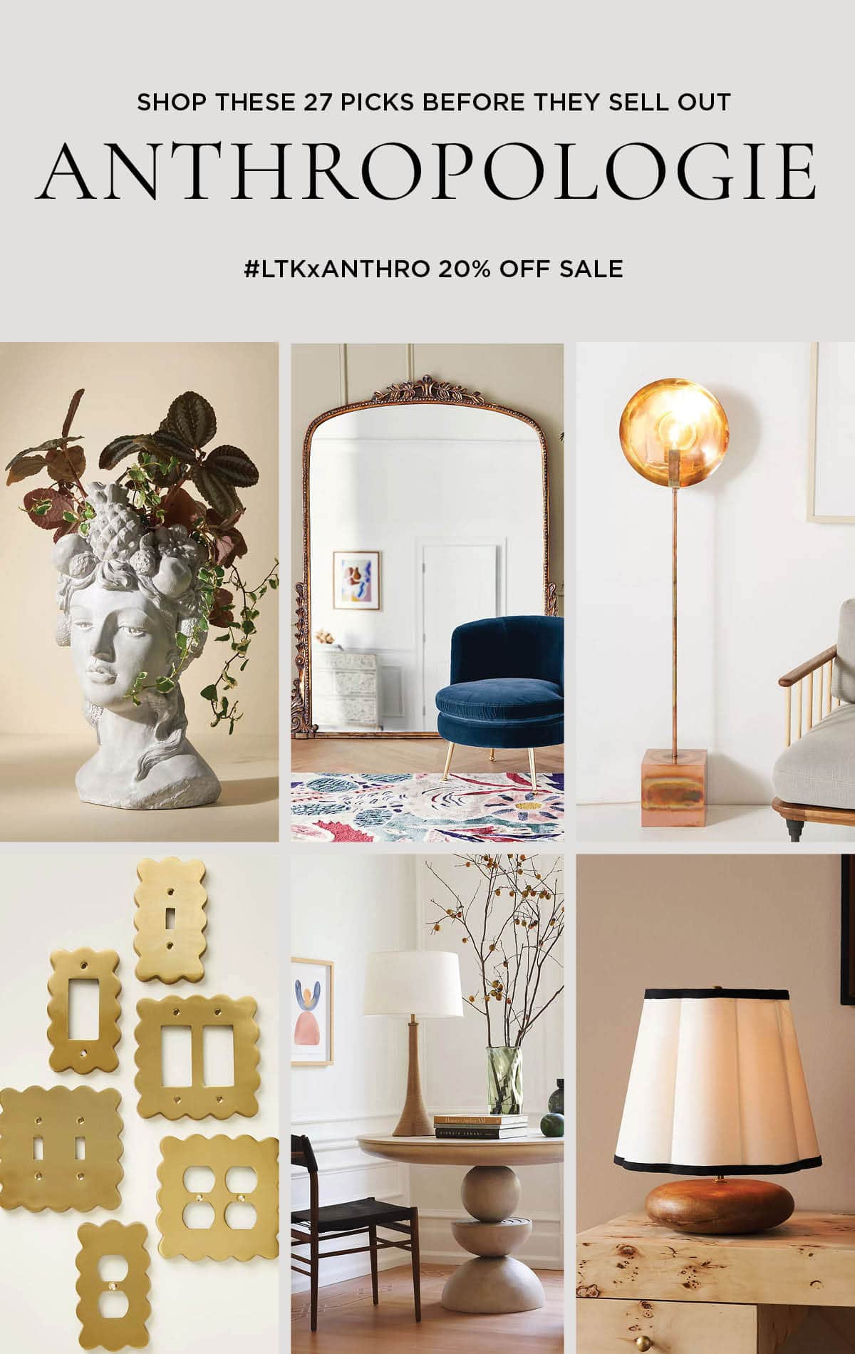 Sale Alert! Shop These 27 Anthro's Pieces Before They Sell Out - Shop these top home decor picks during the the #LTKxAnthro 20% off sale.