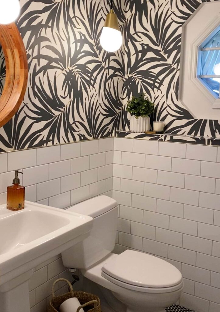 Black And White Bathroom Before & After - House Of Hipsters