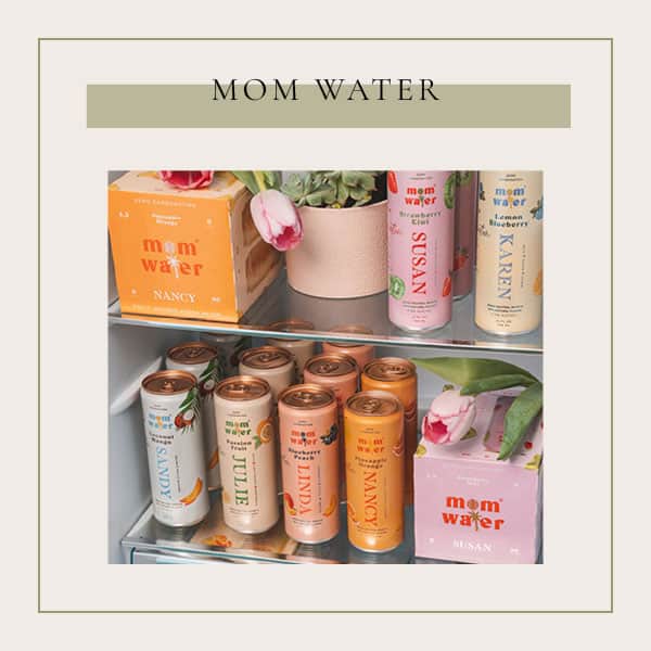 Lakeside Must Haves Mom Water was the cocktail in a can that is non seltzer not cabonated and light and refreshing
