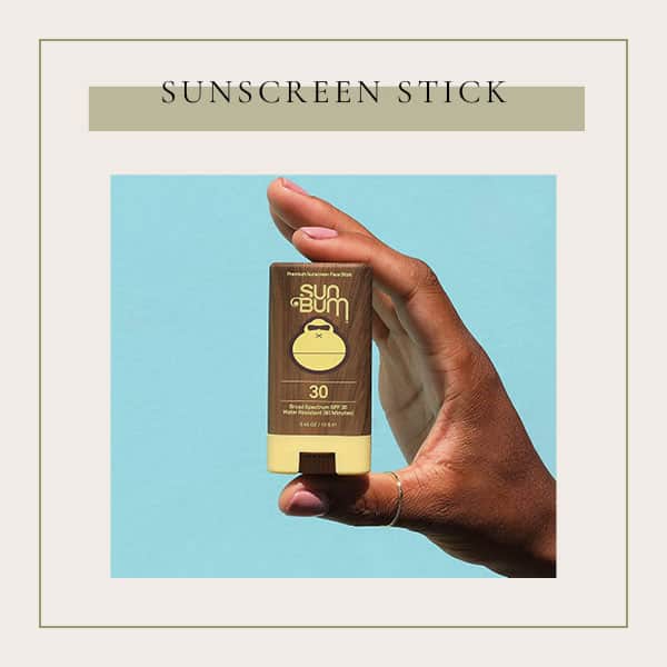 Lakeside Must Haves - Sunscreens that come in a stick form are easy to apply on a boat.