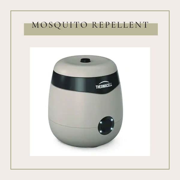 Lakeside Must Haves - We brought our Thermacell mosquito repellent to keep the bugs away.