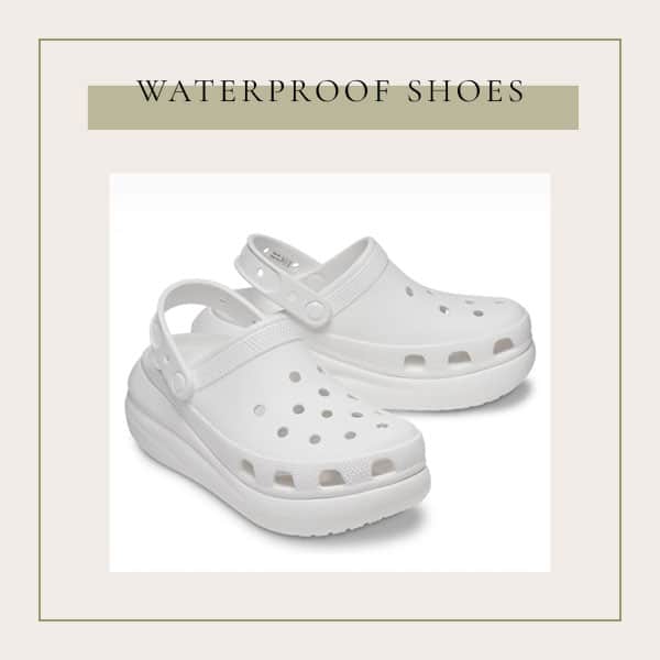 Lakeside Must Haves Crocs are the perfect water proof shoes for lakeside living and boating