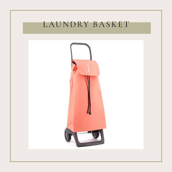 Dorm Room Essentials - Laundry Basket - This slim hamper on wheels is perfect for any college student doing laundry