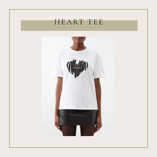 Heart T-Shirt by Saint Laurent