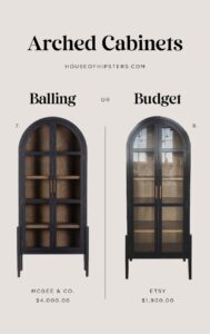 25 Stunning Arched Cabinets 2024 Trending Room Decor House Of Hipsters   Arched Cabinets Glass Door Look For Less 189x300 