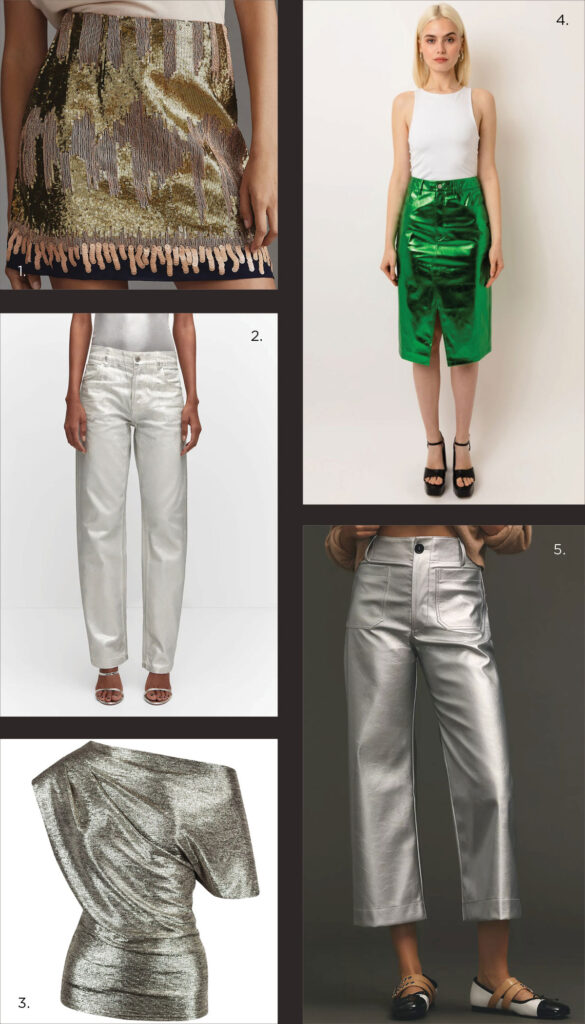 Fall Fashion Trends 2023 - Shiny metallics will be everywhere this fall