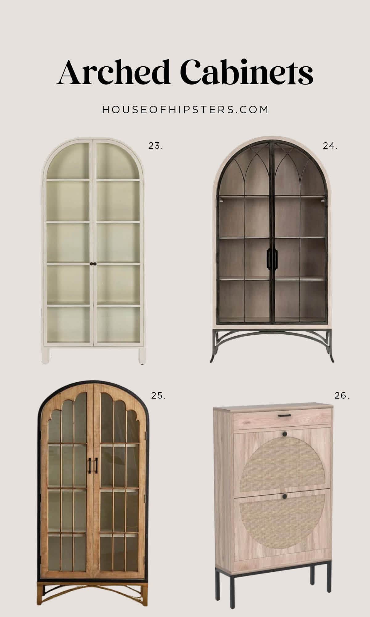 25 Stunning Arched Cabinets 2024