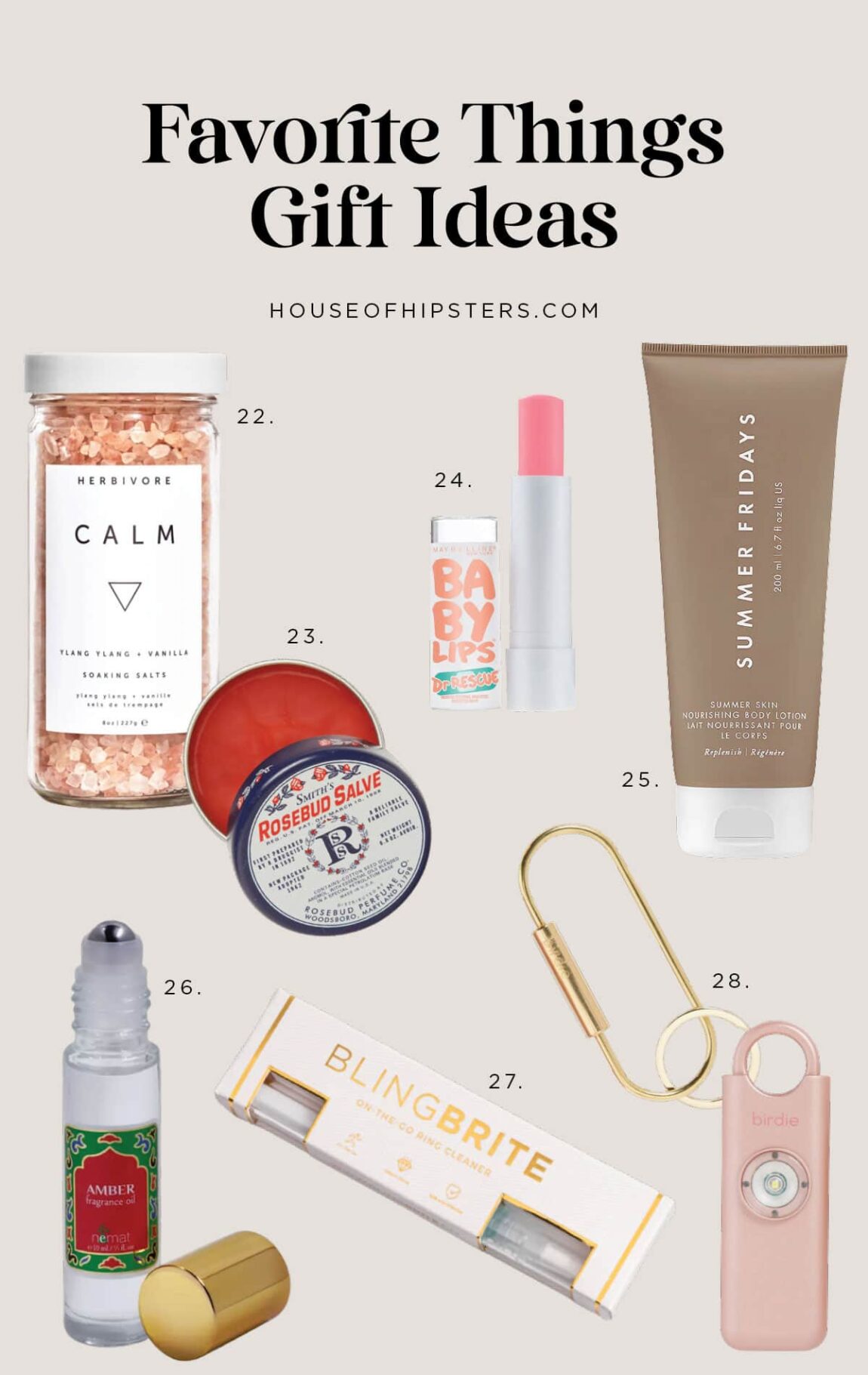 Favorite Things Gift Ideas: Party Gifts Under $25 - House Of Hipsters