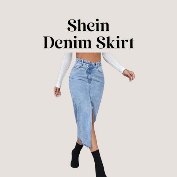 Look For Less - Shein Denim Skirt