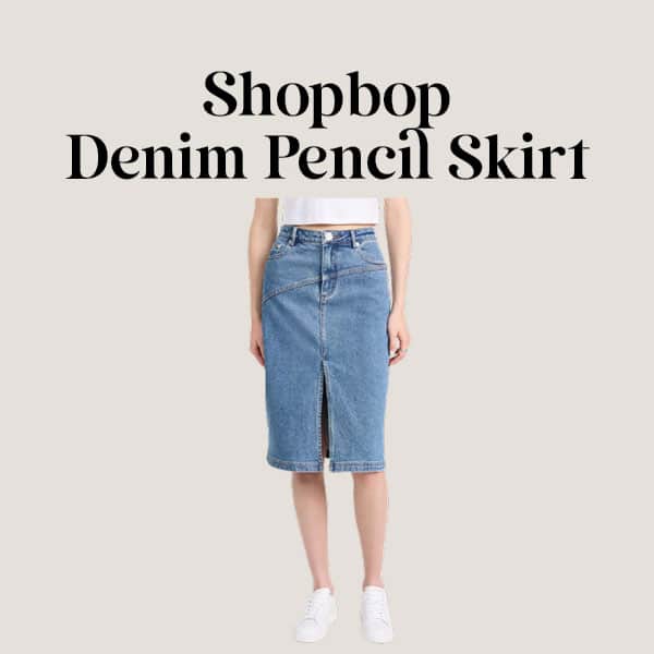 Shopbop Denim Pencil Skirt