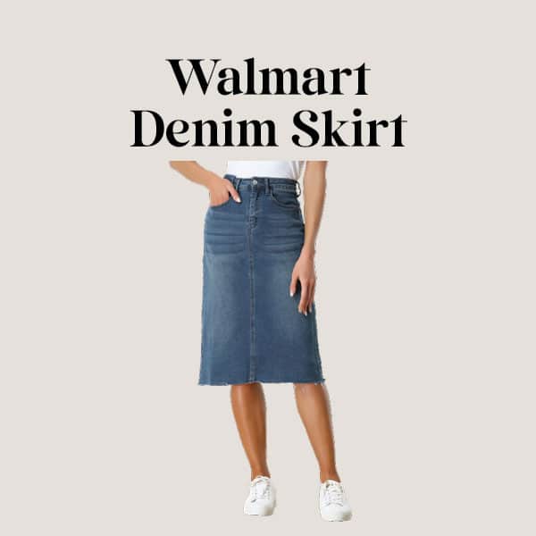 Walmart Denim Skirt