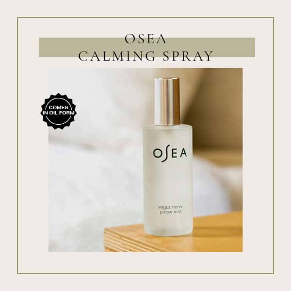 Best Self Care Stocking Stuffer For Her - OSEA Vagus Nerve Calming Spray helps you relax and destress from the day.