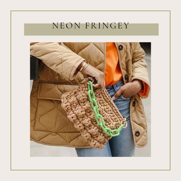 Best Gift Ideas For Women - Unique Holiday Gift Guide 2023 - This unique textural bag made by up and coming fashion designer Neon Fringey