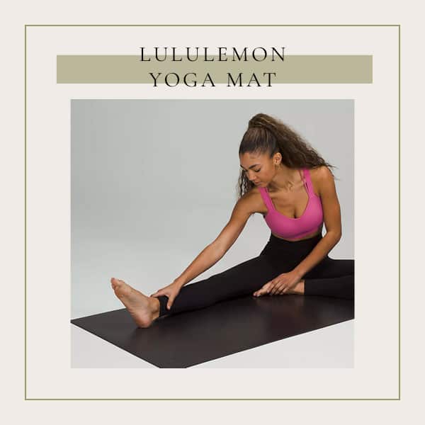 Mini Home Gym - Compact Ideas and Equipment - Lululemon 5mm yoga mat in black