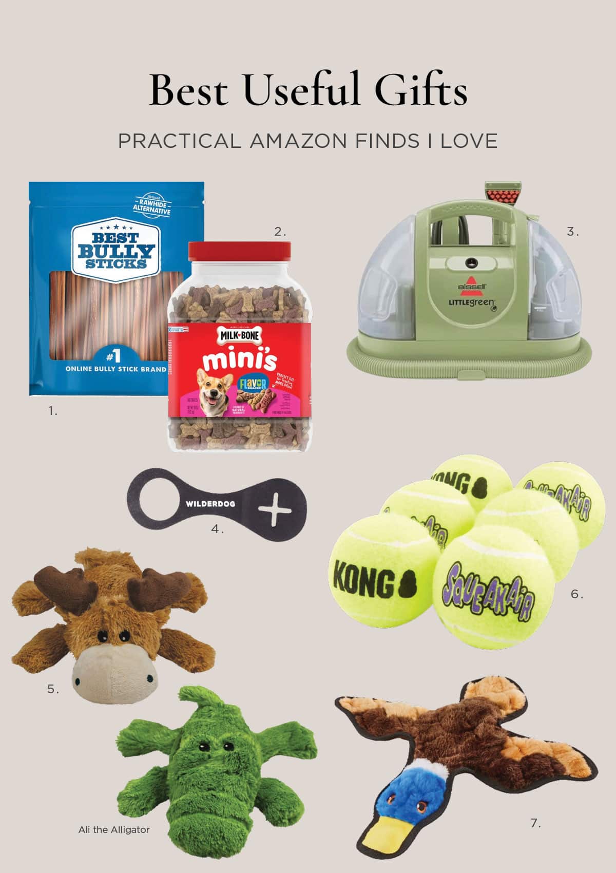 Useful Gift Ideas - The Practical Gift Guide. Useful gifts for pet owners that every dog will love.