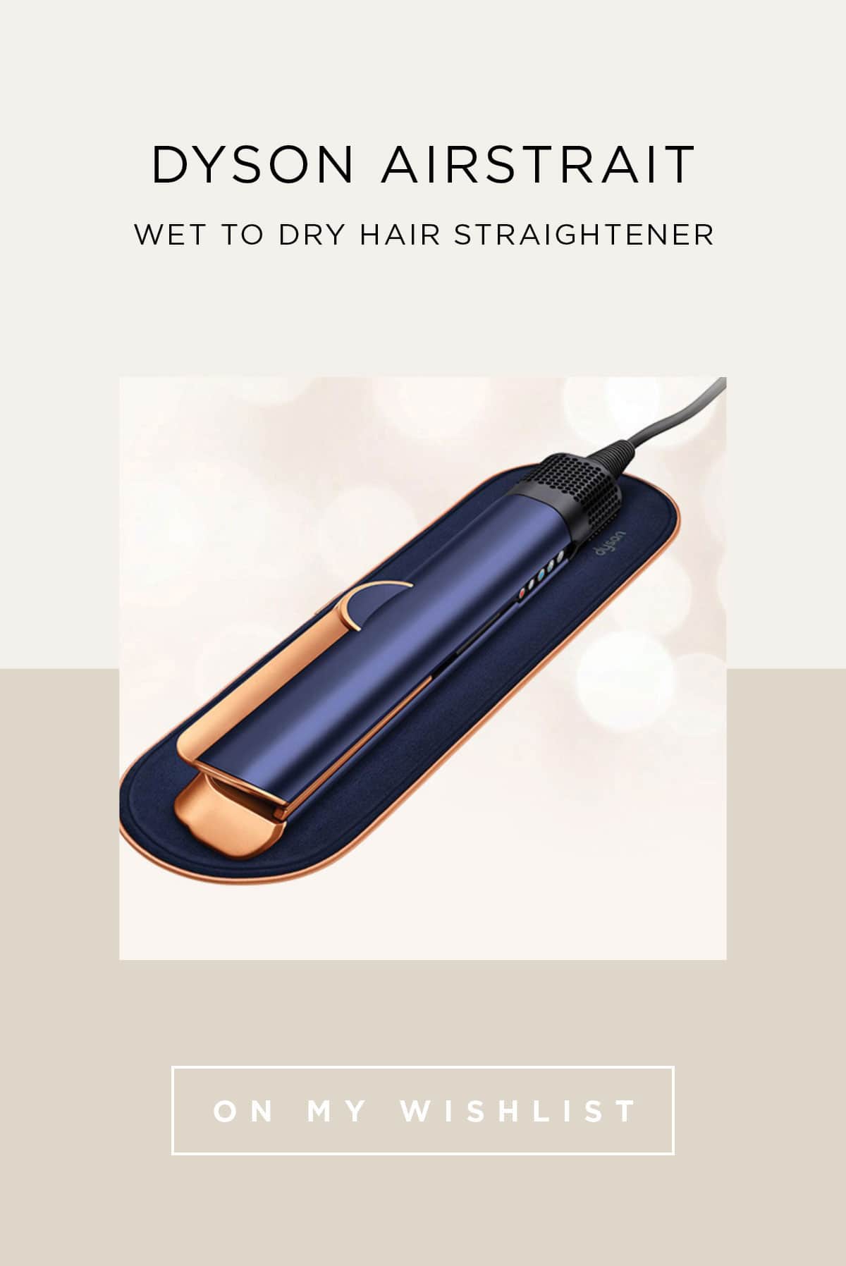New Dyson Airstrait Hair Straightener