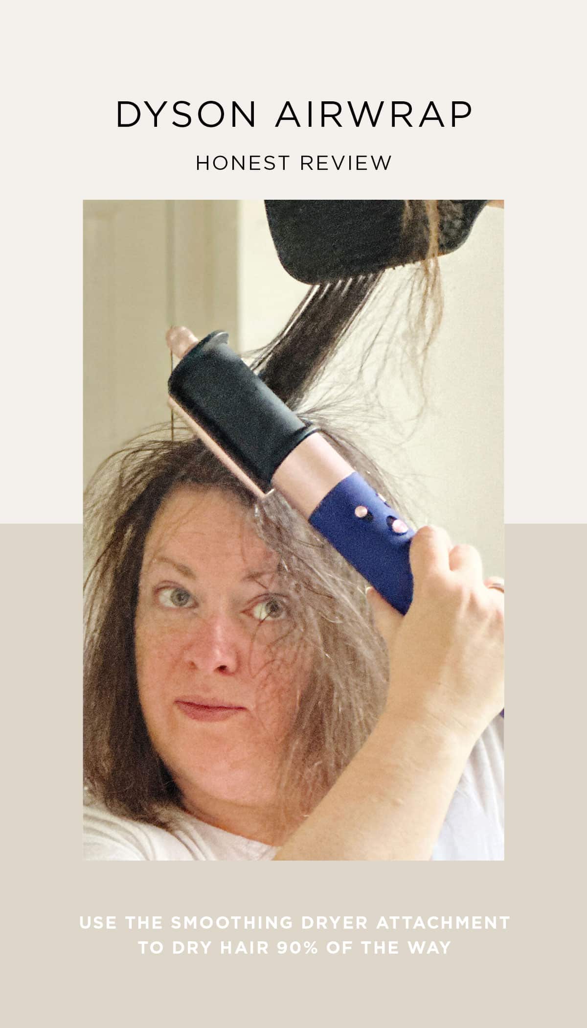 How to get a professional looking at home blowout with the Dyson Airwrap with fine hair.