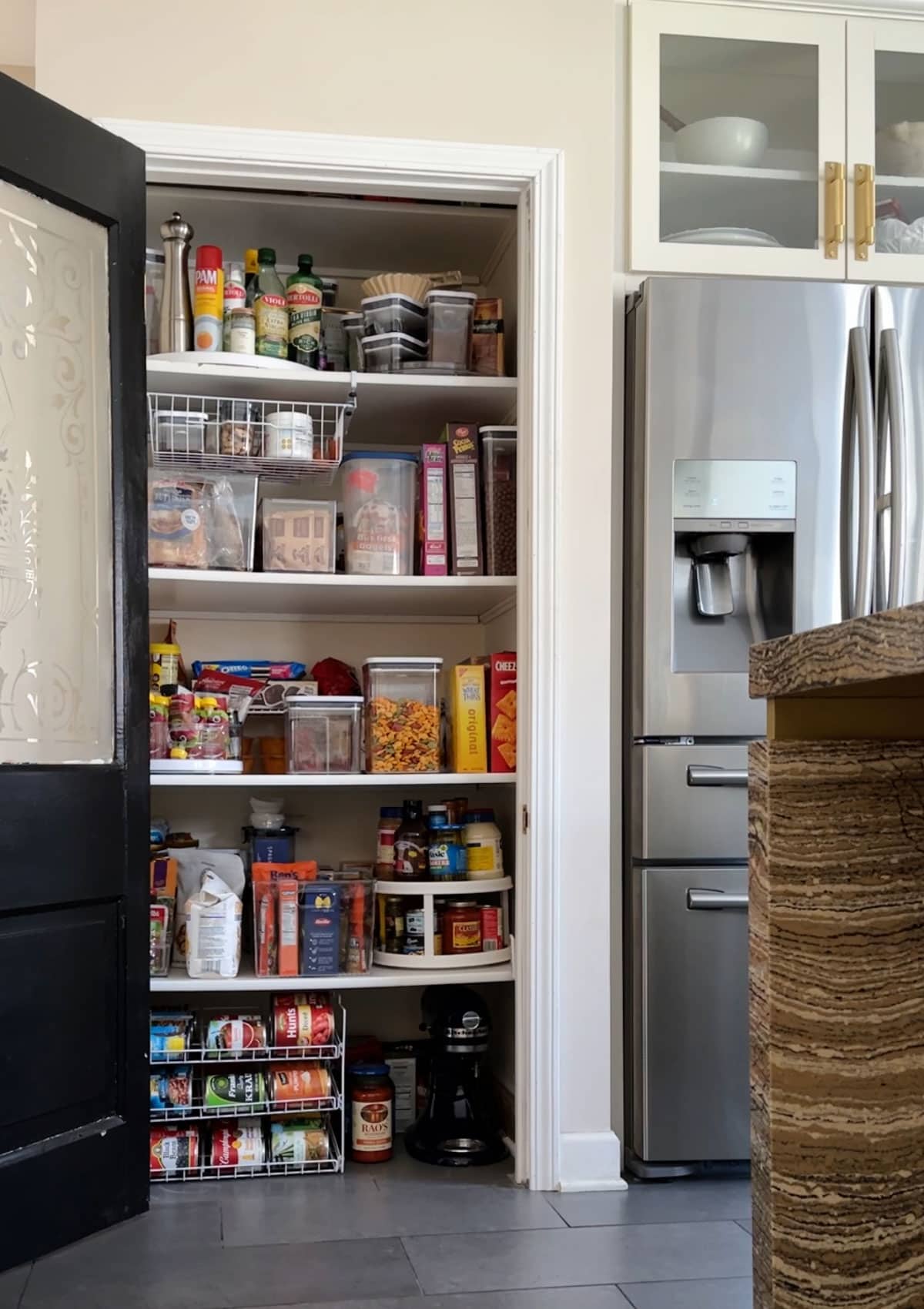 Kitchen Pantry Organization Project - Before And After