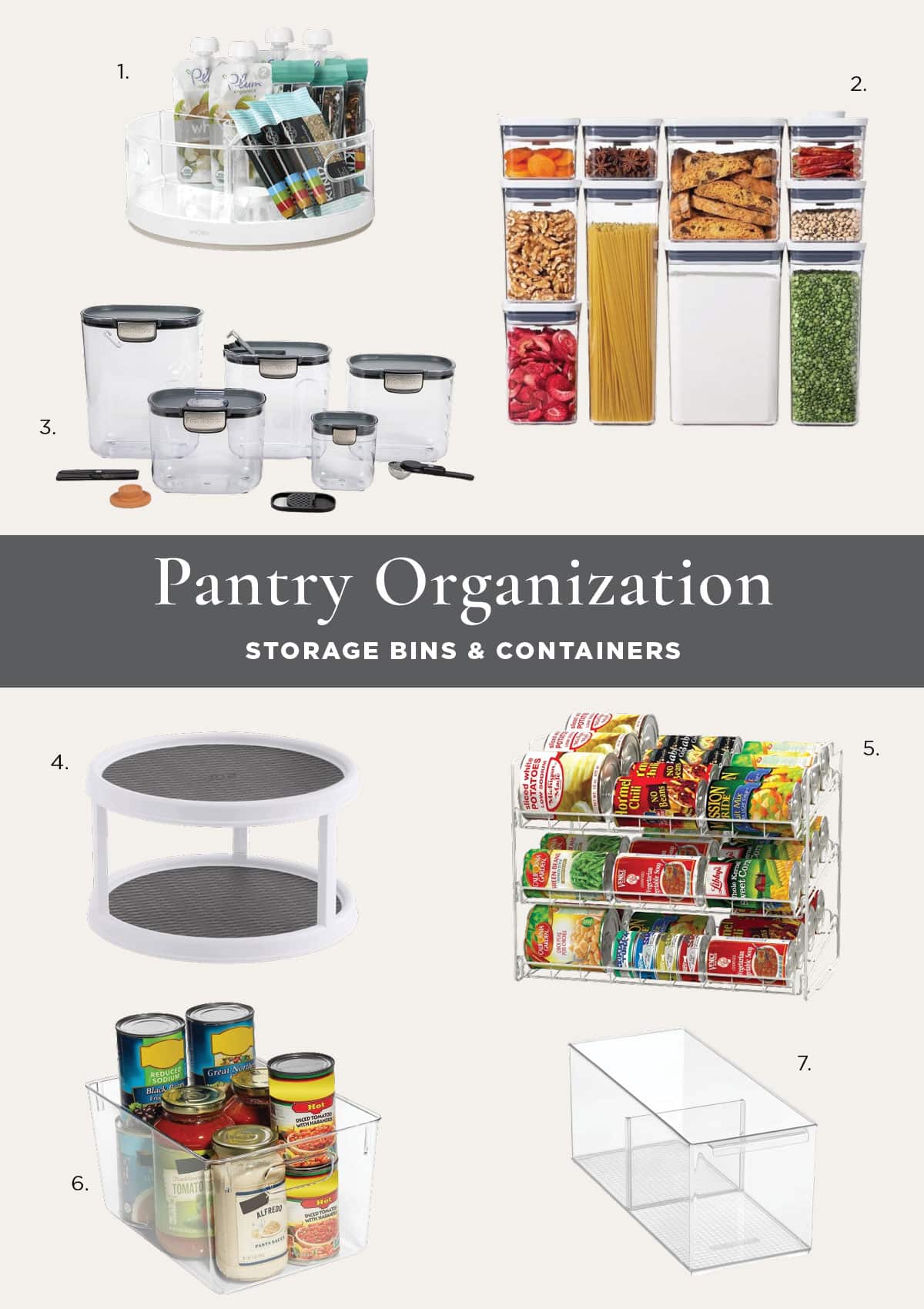 Easy Kitchen Pantry Organization Ideas - refreshing a kitchen pantry and organizing it with storage bins and plastic food containers. 