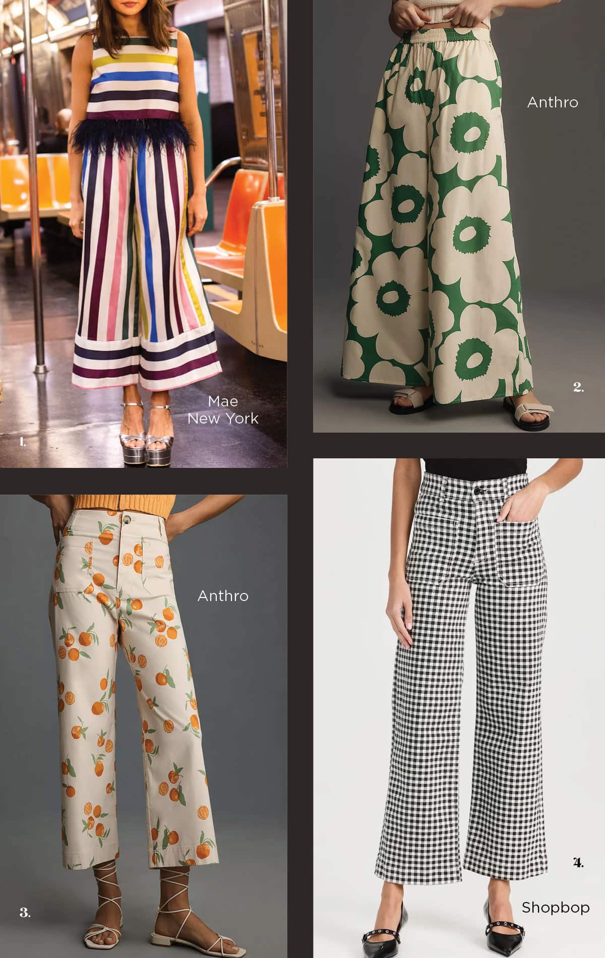 Spring Fashion Trends 2024 - Fun Pants