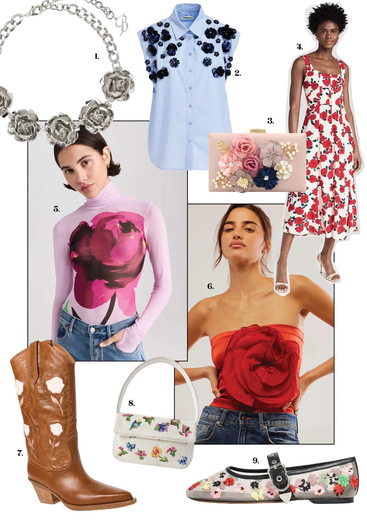 Spring Fashion Trends 2024 - Roses Florals